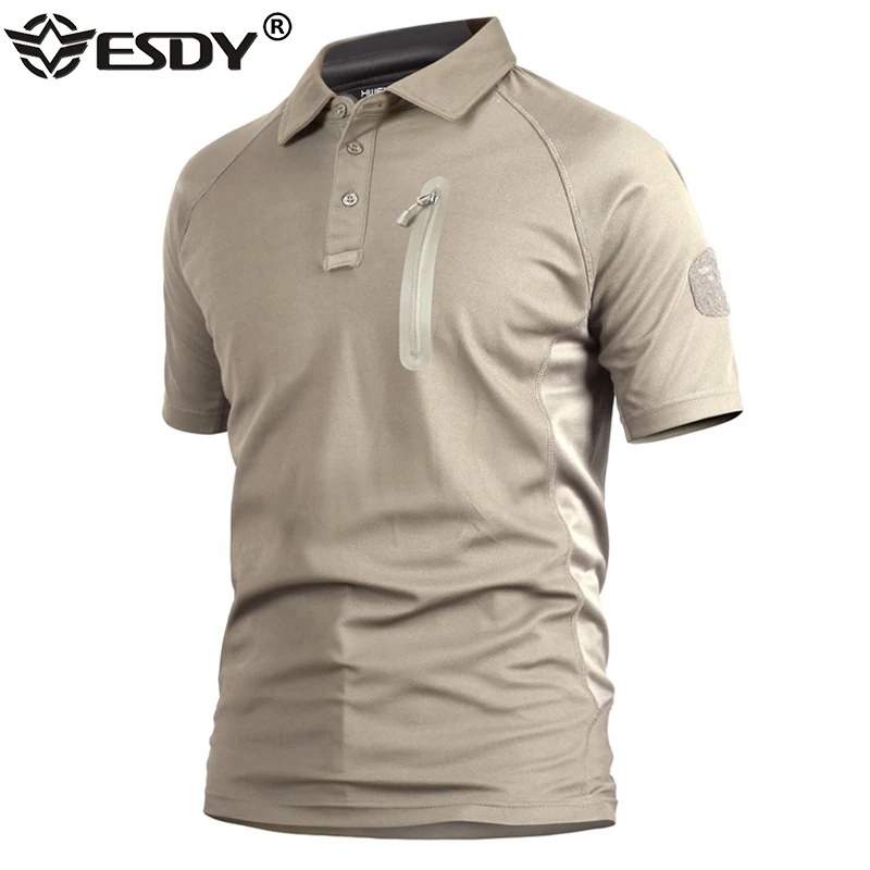 Tactical Military Shirt Cargo - 2025 été hommes chemise à manches
