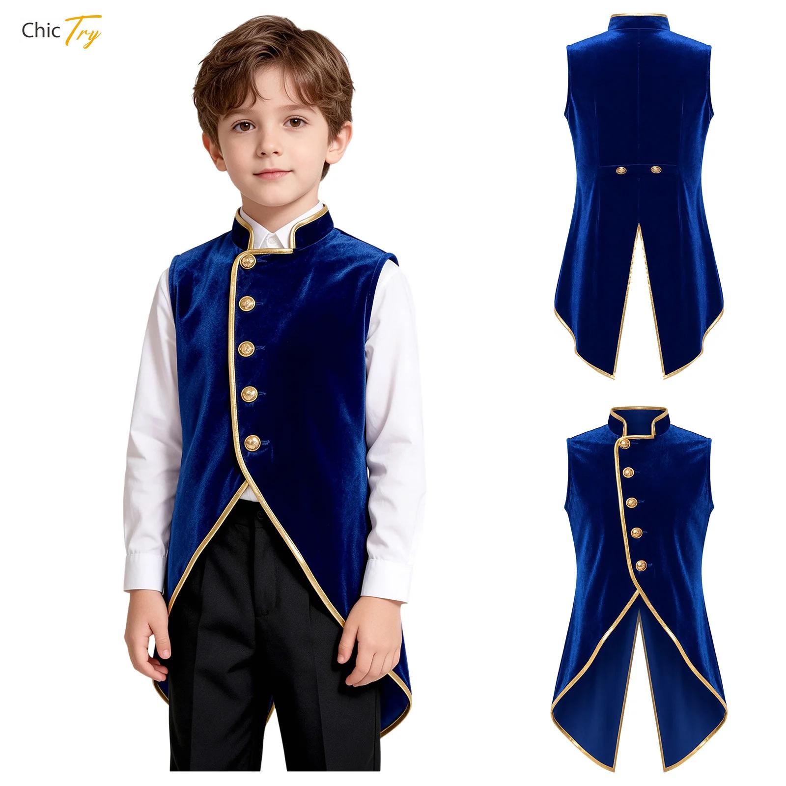 Jackets - Veste d'époque en velours médiéval pour