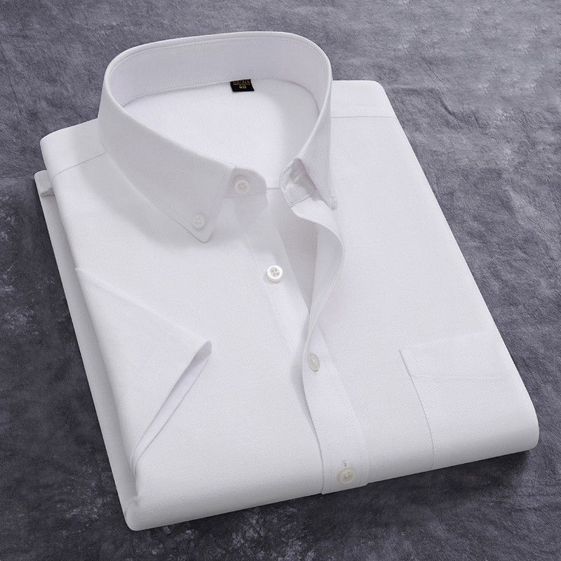Oxford Cotton Casual Shirt Business - Chemise Oxford 100% coton pour hommes,
