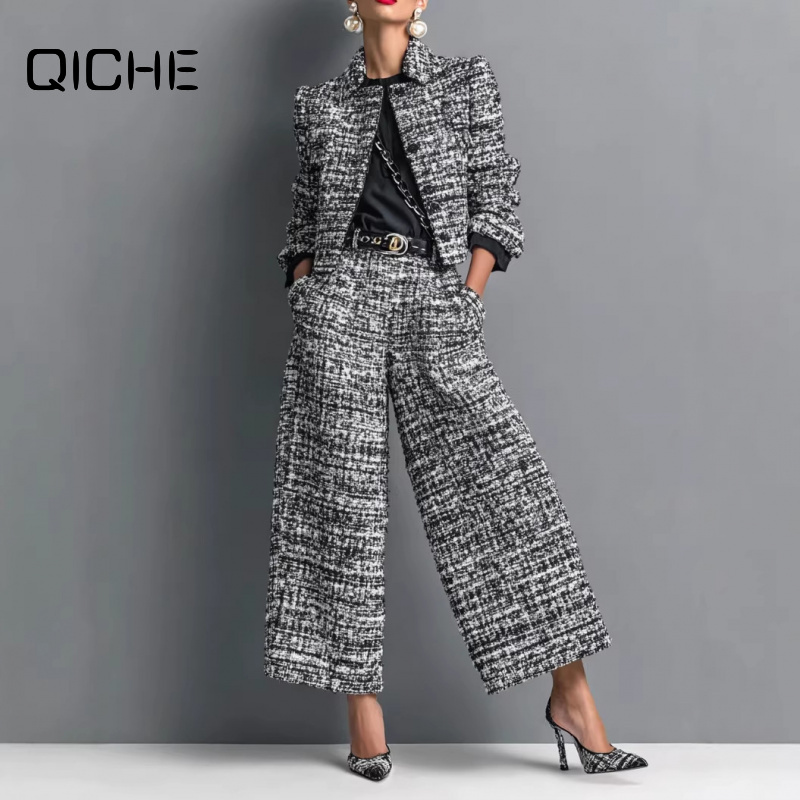 Jackets - QICHE Nouveauté 2026 Ensemble assorti européen