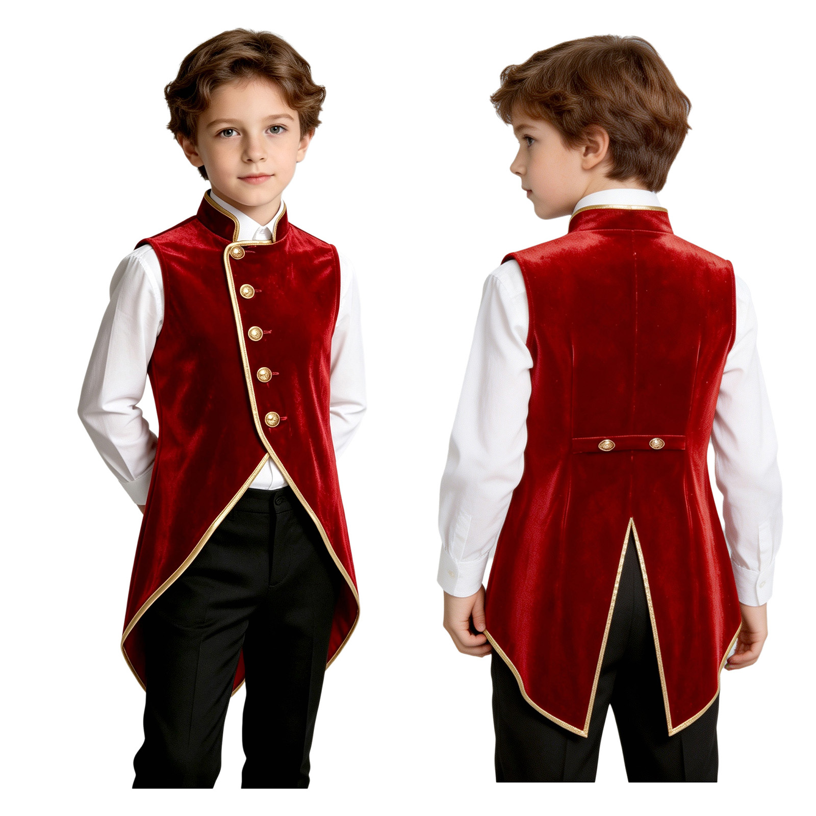 Jackets - Veste rétro médiévale en velours pour