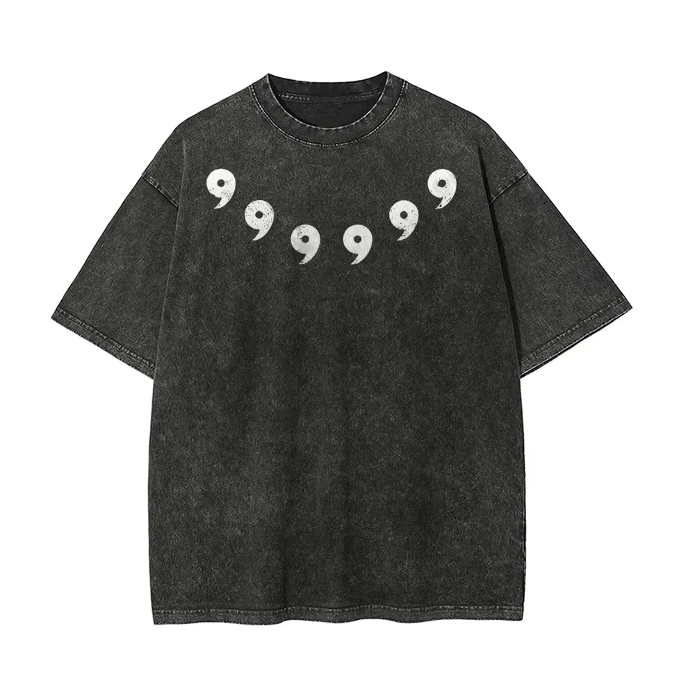 Acid Wash Vintage Graphic T Shirt - T-shirt Naruto Sage des Six Chemins