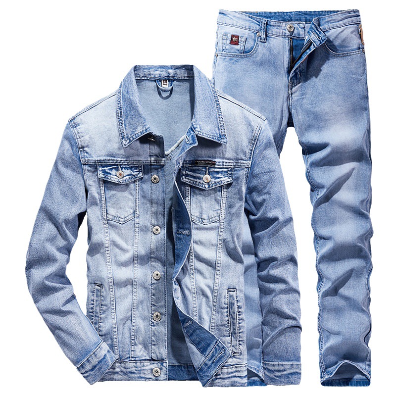 Jeans - Ensemble en jean pour homme printemps-automne,