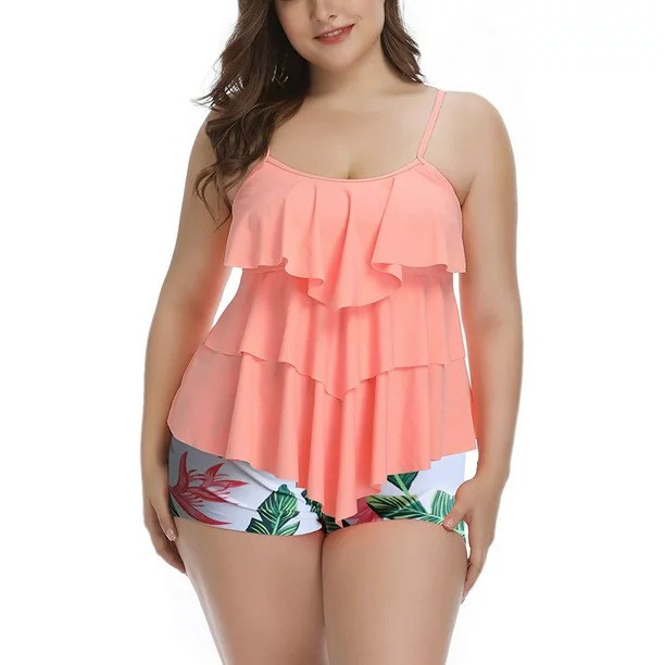 Tankini femme, bikini imprimé  - Shorts avis et prix