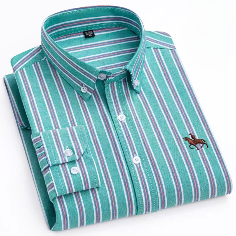 6XL 100% coton Oxford chemise  - Oxford Cotton Casual Shirt Business avis et prix