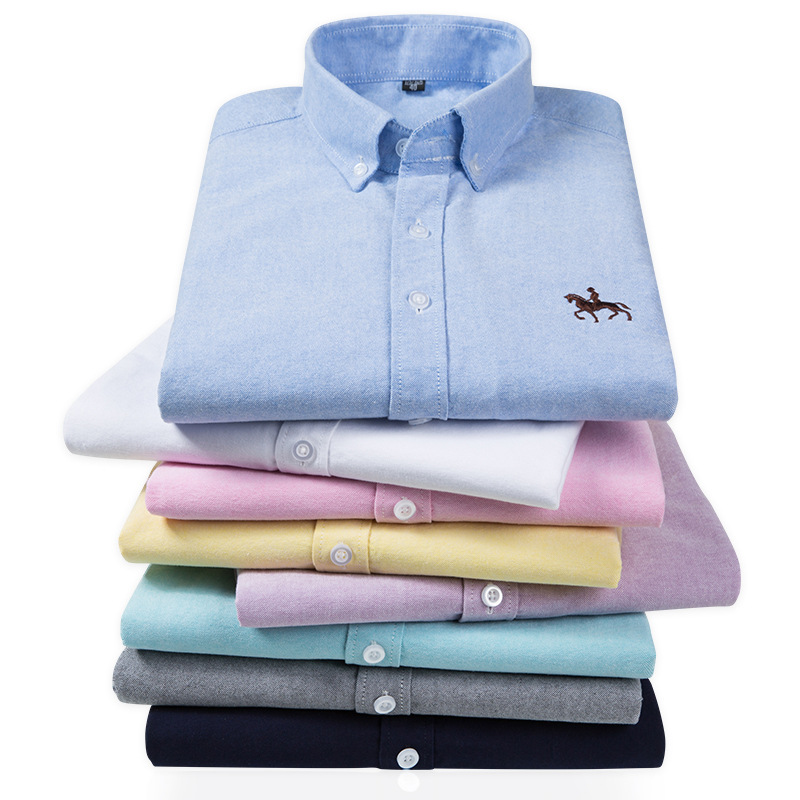 6XL 100% coton Oxford chemise  - Oxford Cotton Casual Shirt Business avis et prix