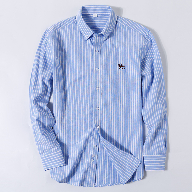 6XL 100% coton Oxford chemise  - Oxford Cotton Casual Shirt Business avis et prix