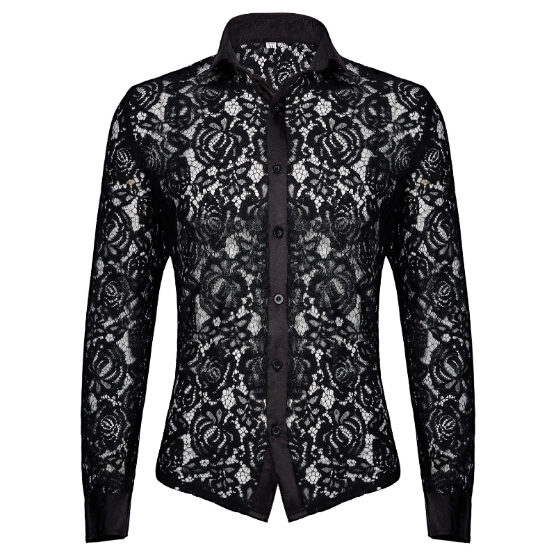 Chemise en dentelle médiévale  - Medieval Gothic Lace Up Pirate Shirt avis et prix