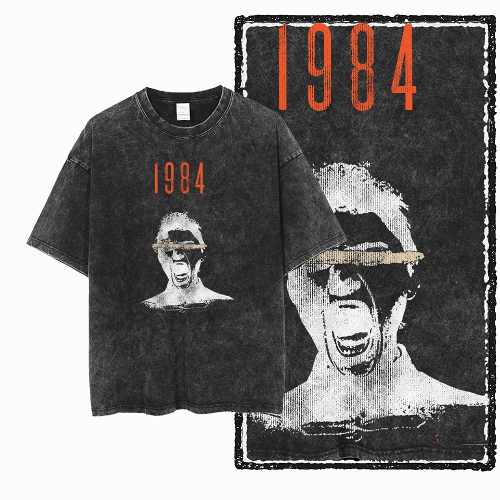 T-shirt pour hommes G02 exclus - Acid Wash Vintage Graphic T Shirt avis et prix