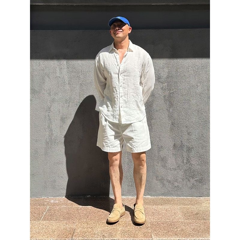 Ensemble chemise et short de s - Mens Linen Shirt Long Sleeve avis et prix