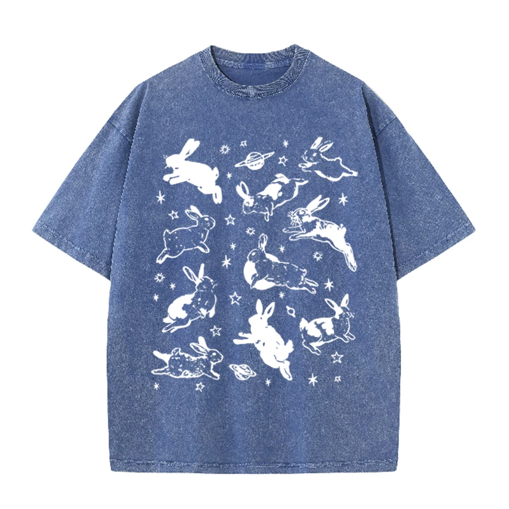 T-shirt unisexe décontracté no - Acid Wash Vintage Graphic T Shirt avis et prix