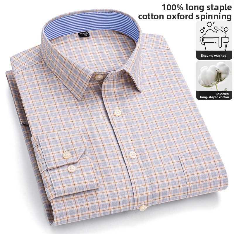 Pur coton haute qualité affair - Oxford Cotton Casual Shirt Business avis et prix