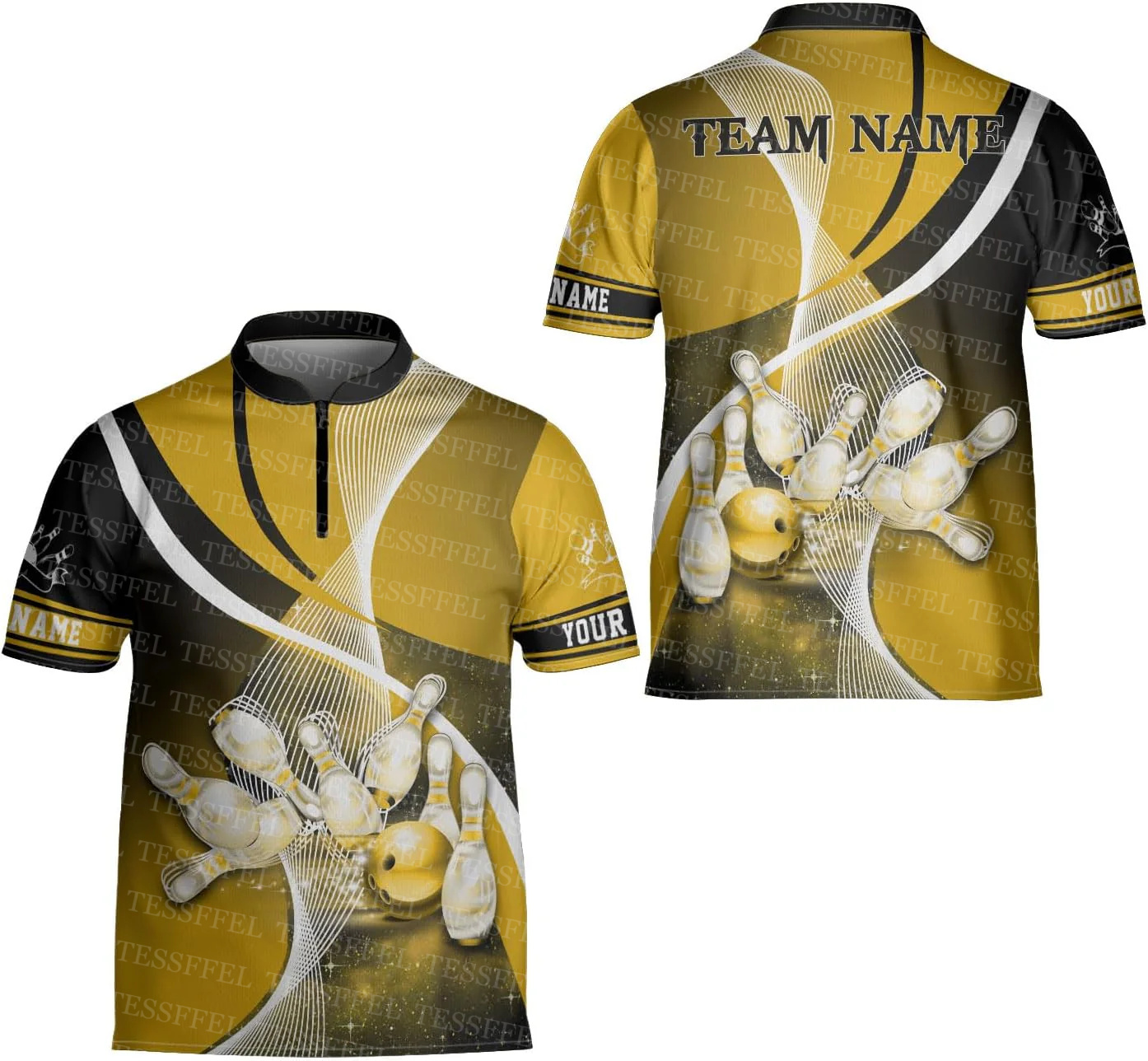 Nom personnalisé Graffiti flam - Short Sleeve Bowling Shirt Retro avis et prix