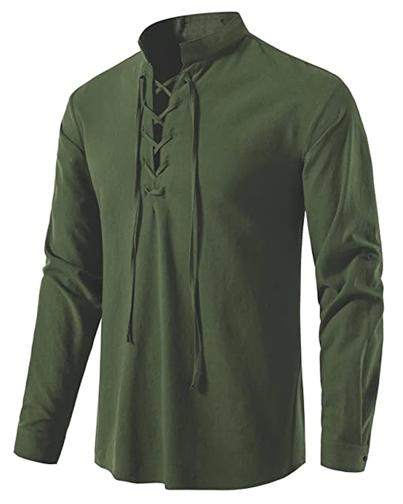 Chemise médiévale pour hommes  - Mens Linen Shirt Long Sleeve avis et prix