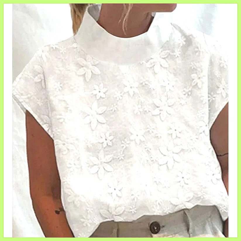 Chemisier en coton et lin pour - Shirts avis et prix