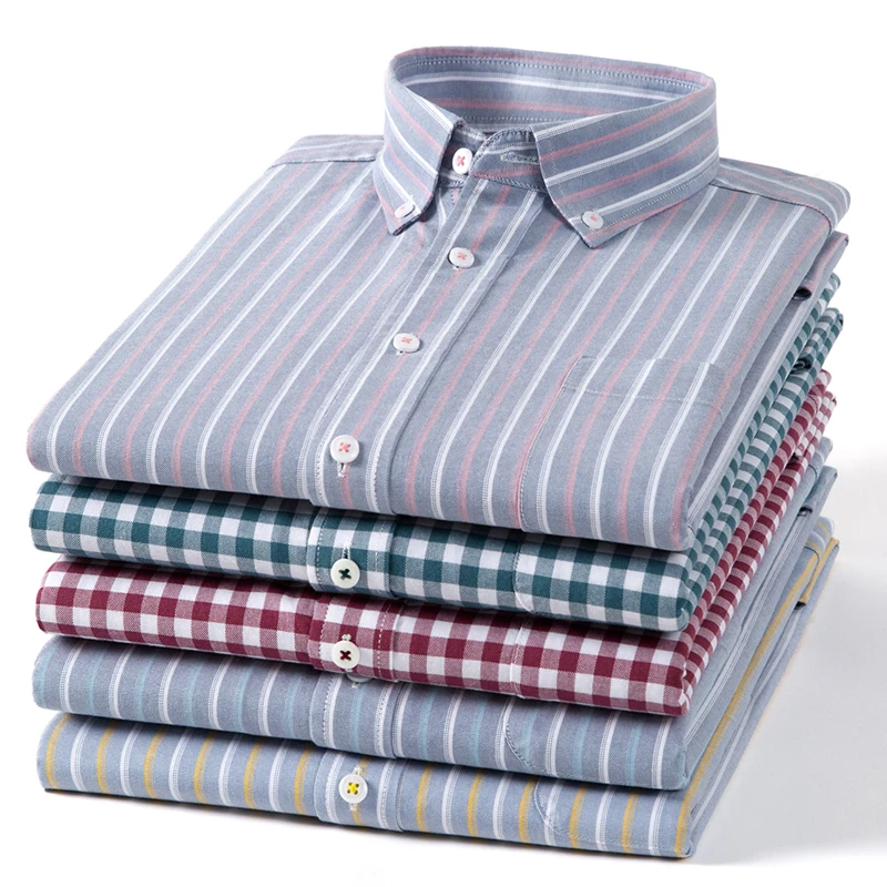 Chemise homme à manches longue - Oxford Cotton Casual Shirt Business avis et prix