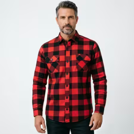Chemise à carreaux à manches l - Flannel Plaid Shirt Heavy Weight avis et prix
