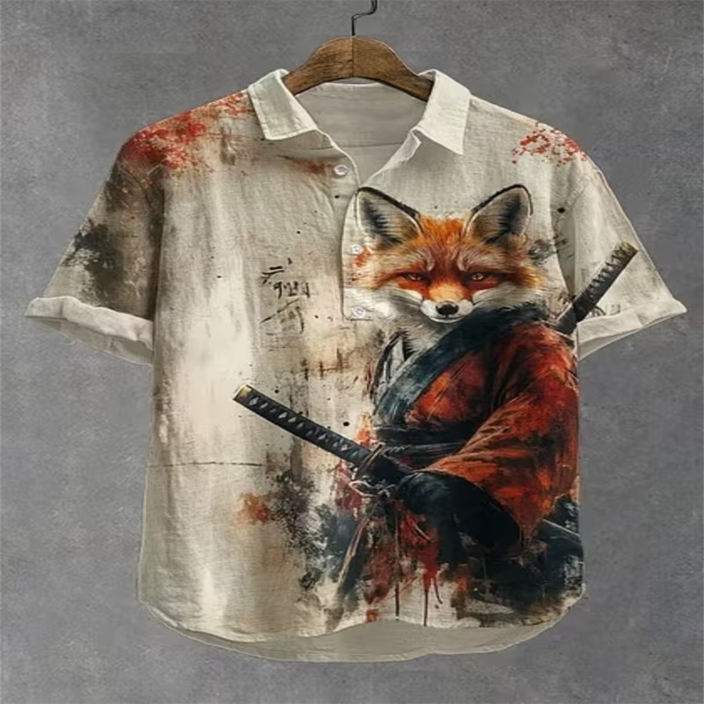 Polo à manches courtes pour ho - Vintage Hawaiian Floral Shirt avis et prix