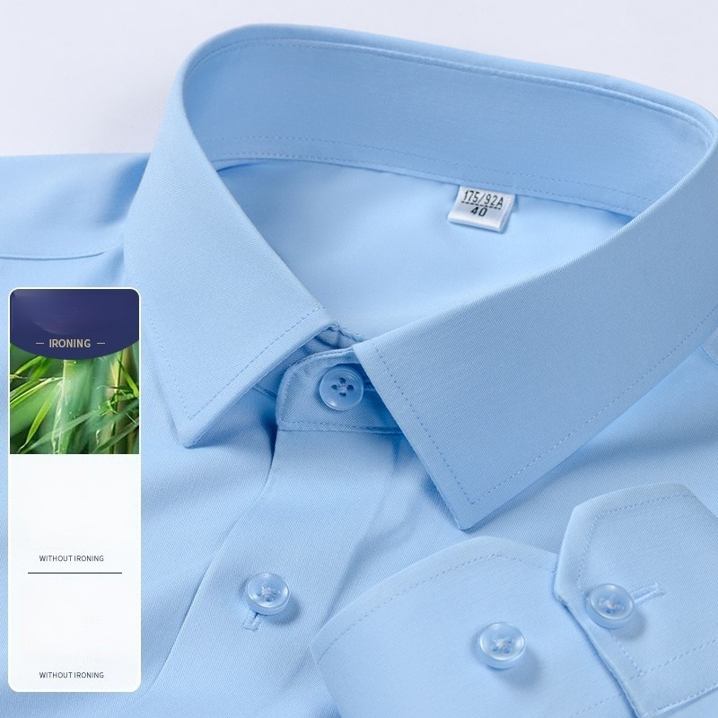 Chemise habillée à manches lon - Breathable Bamboo Fiber Shirt Non Iron avis et prix