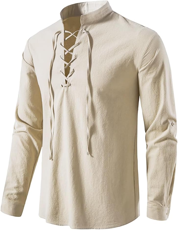 Ensemble 2 pièces gilet Pirate - Medieval Gothic Lace Up Pirate Shirt avis et prix