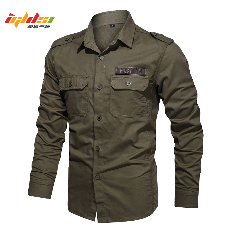Chemises cargo à manches longu - Tactical Military Shirt Cargo avis et prix