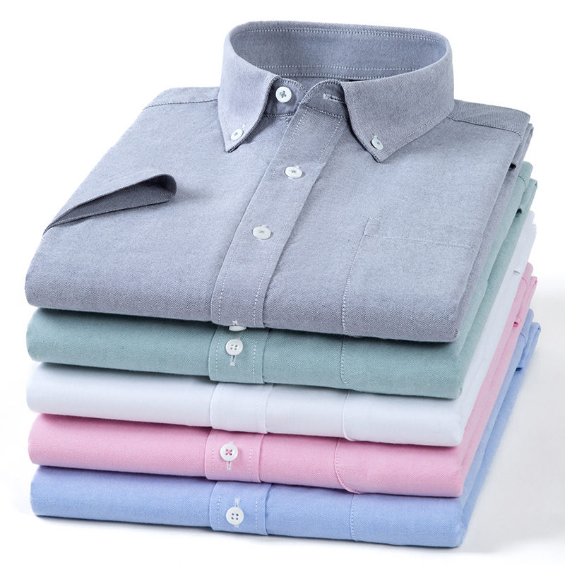 Chemises d'été 100% coton pour - Oxford Cotton Casual Shirt Business avis et prix