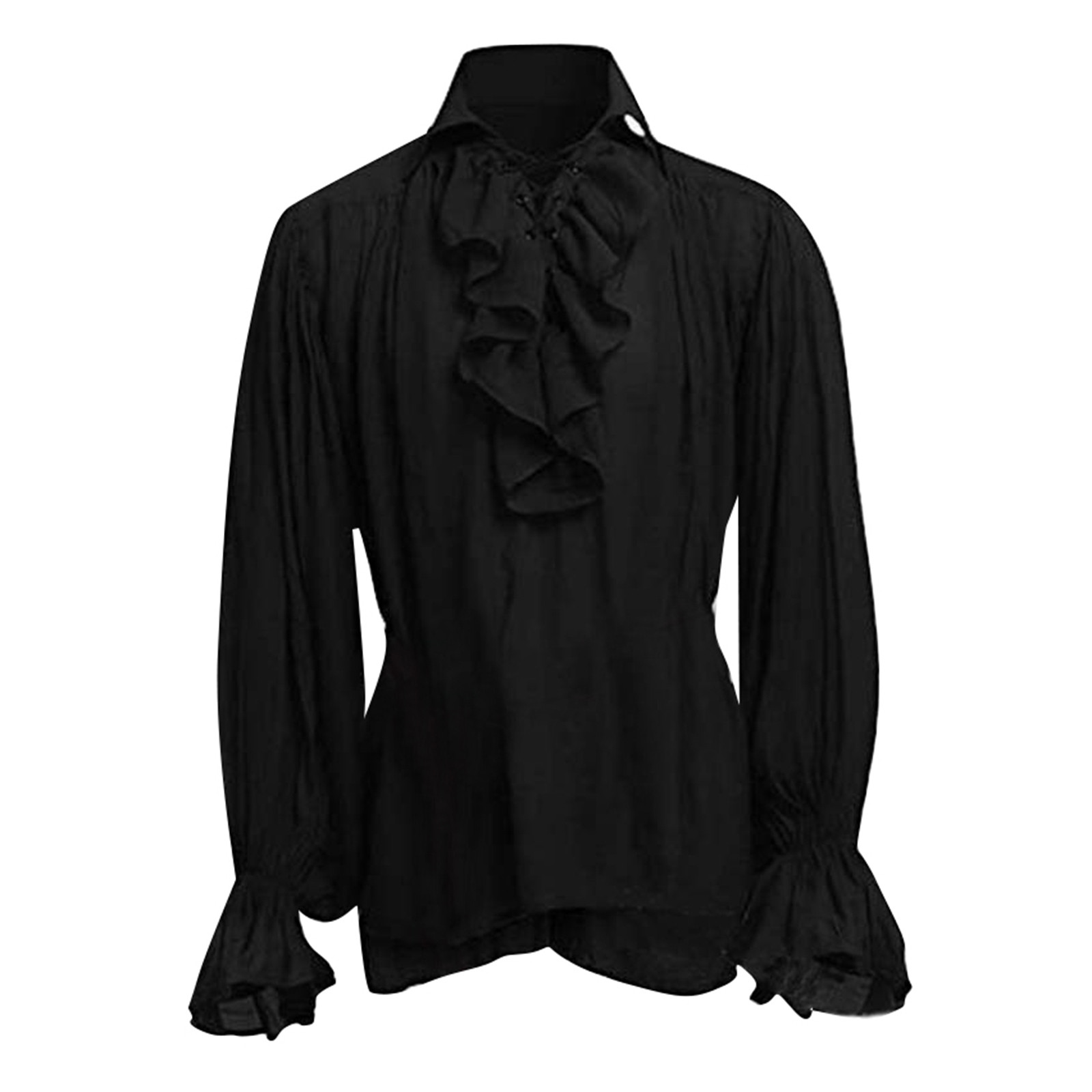 Chemise de Pirate à lacets pou - Medieval Gothic Lace Up Pirate Shirt avis et prix