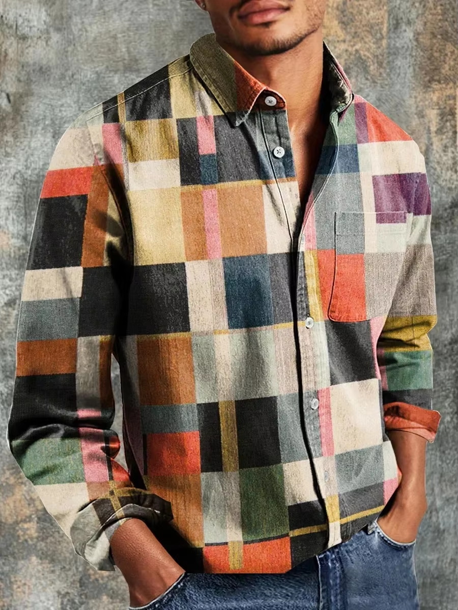 Chemise décontractée pour homm - Mens Linen Shirt Long Sleeve avis et prix