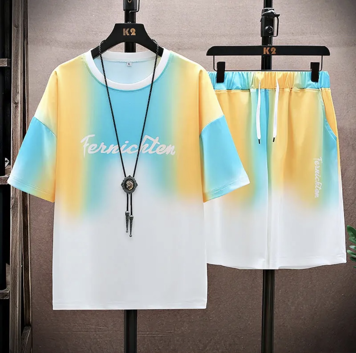 Nouvel ensemble d'été en soie  - T-Shirts avis et prix
