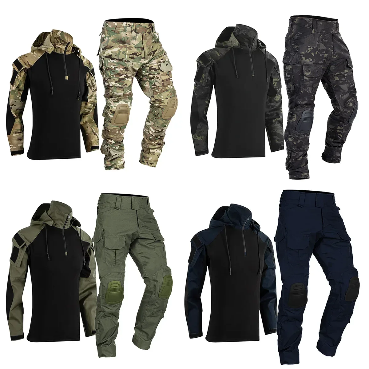 Uniforme tactique pour hommes, - Tactical Military Shirt Cargo avis et prix